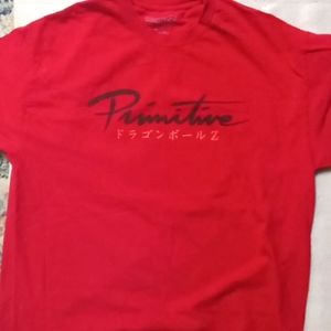 Extra large Primitive x Dragon Ball Z red t-shirt